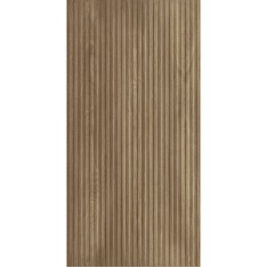 Μοντερνο πλακακι τοιχου σαλονιου απομιμηση ξυλου αναγλυφο 60χ120 Nobile Roble