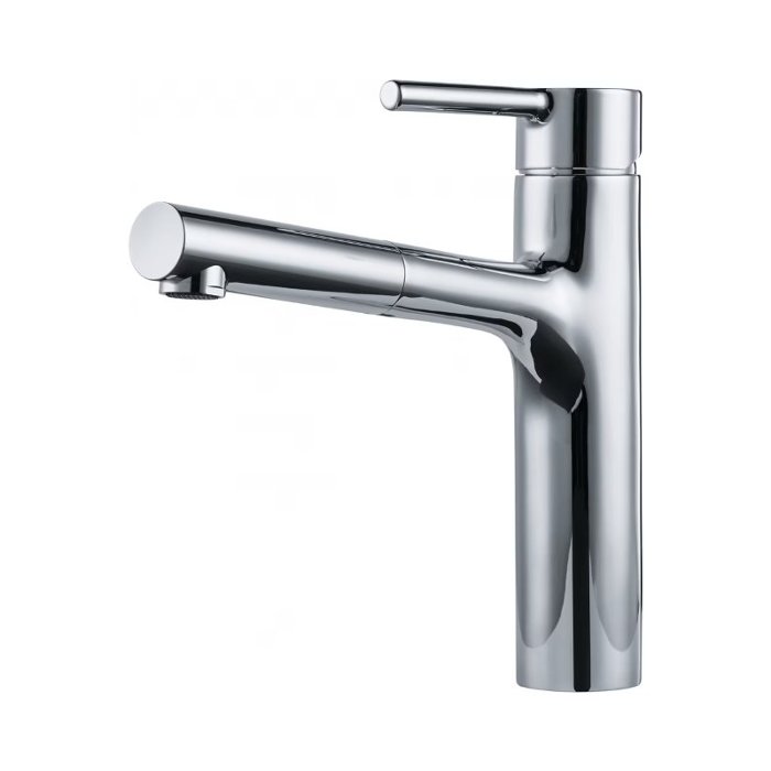 Modern Chrome Kitchen Mixer Tap with Pull Out Spray Centro Franke