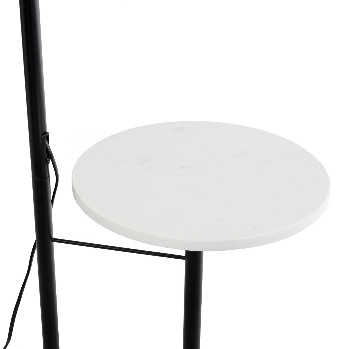 White table from floor lamp 02026 Cordelia Globostar