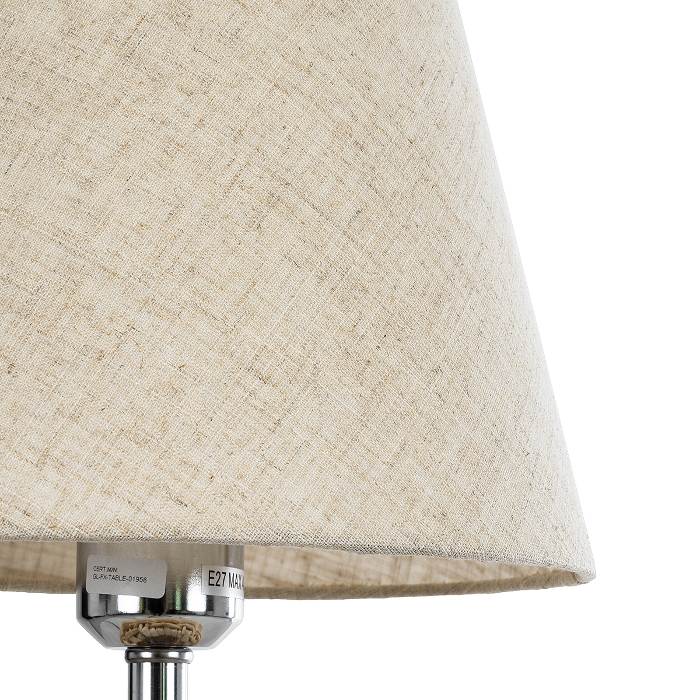 Cone shaped beige shade from table lamp 01956 HASUMI Globostar