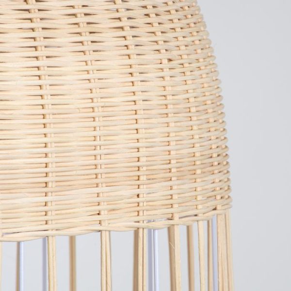 Bamboo details from pendant ceiling light 01725 Lucia