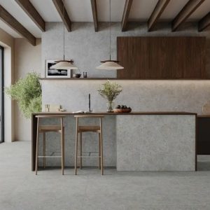 Mediterranean Grey Matt Terazzo Effect Wall & Floor Gres Porcelain Tile 60x120