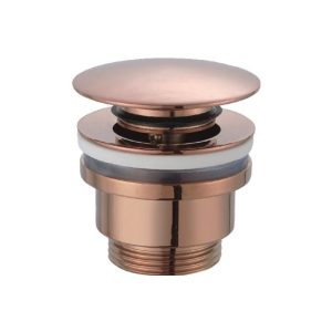 Rose Gold Universal Click Clack Basin Waste VCC023 Imex