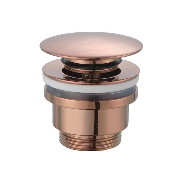 VCC023 Imex Rose Gold Universal Click Clack Basin Waste