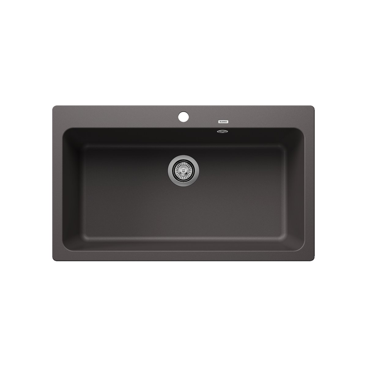 Modern Rock Grey 1 Bowl Granite Kitchen Sink 86×51 Naya XL 9 Blanco