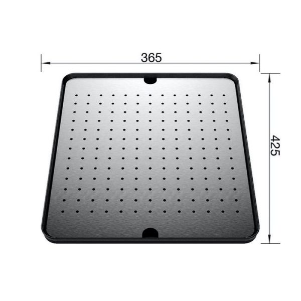 Modern Stainless Steel Draining Board 36,5χ42,5 513485 Blanco Dimensions