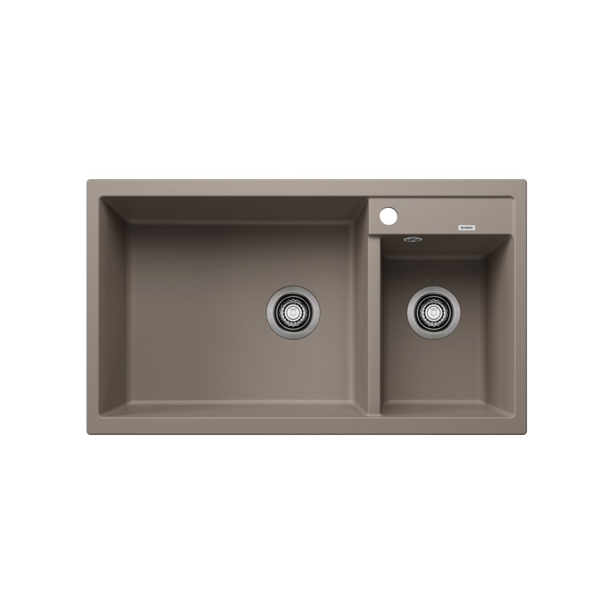 Modern Tartufo 2 Bowl Granite Kitchen Sink 86×50 Metra 9 Blanco