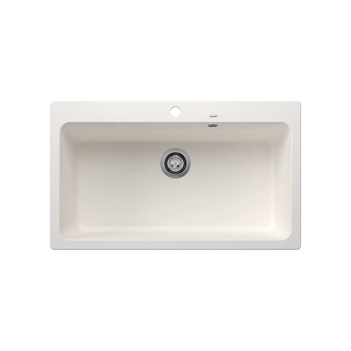 Modern White 1 Bowl Granite Kitchen Sink 86×51 Naya XL 9 Blanco