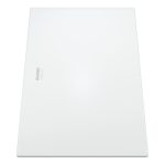 Modern White Glass Multi-Board Chopping Board 36x42 225333 Blanco