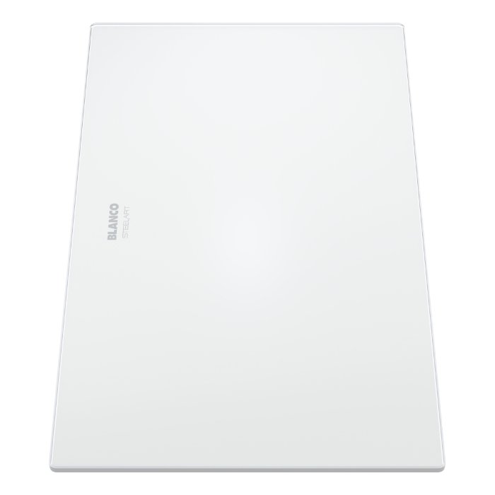 Modern White Glass Multi-Board Chopping Board 36x42 225333 Blanco