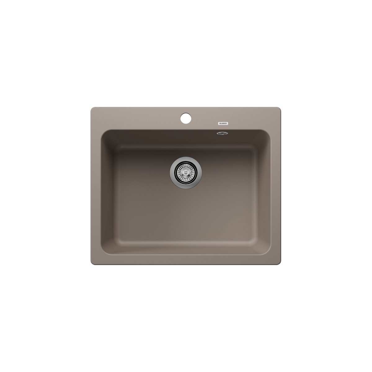 Modern Tartufo 1 Bowl Granite Kitchen Sink 61,5×51 Naya 6 Blanco
