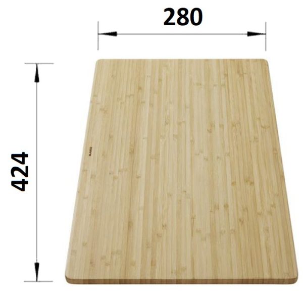 Wooden Multi-Board Chopping Board 28x42.4 239449 Blanco Dimensions