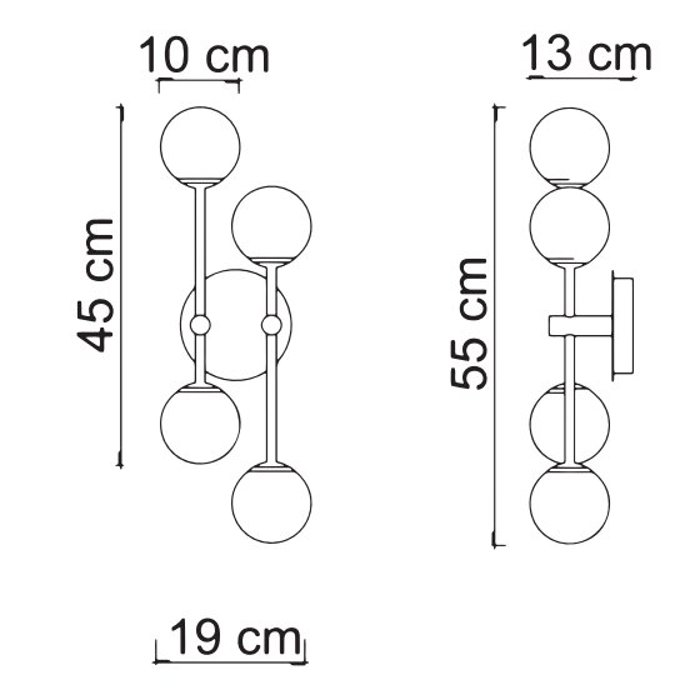 Diagram for wall lamp 4561 Kevin A Sikrea