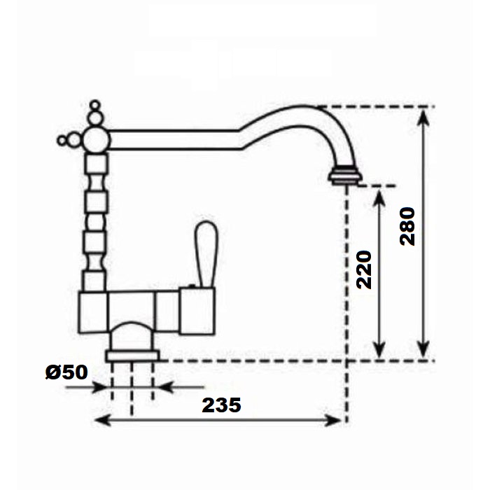 Σχεδιαγραμμα για μπρονζε μπαταρια νεροχυτη κουζινας για κατω απο το παραθυρο BP02083 Macart