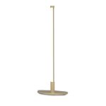Minimal Italian Gold Metal Linear Table Lamp 9 Watt, 3000K, IP20, 46H 2284 Elia L Sikrea