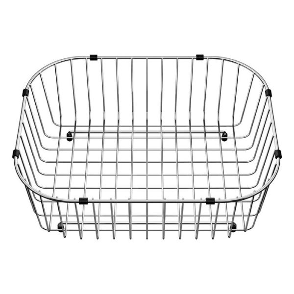 Modern Stainless Steel Crockery Basket 31χ39 220573 Blanco