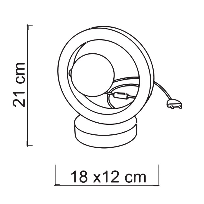 Diagram for table lamp 9863 Dea A Sikrea