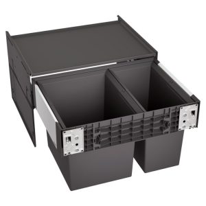 Drawer Waste Separation System with 2 Bins & Pull Out Cover for 60cm Unit 526203 Blanco Select II
