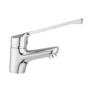 Delta Modern Chrome Basin Mixer with Extended Easy Lever P.W.D.