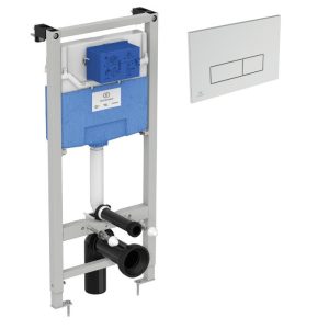 Modern 1.15m Low Noise 2 in 1 Set Support Frame for Wall Hung Toilet Prosys 120 Ideal Standard