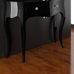 Bathroom furniture black CANTO XL FLOBALI