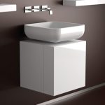Bathroom furniture White Cubus without wash basin