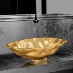 Italian Modern Oval Countertop Wash Basin Norite