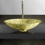 Countertop-Wash-basin-Arabesque-Lux-gold