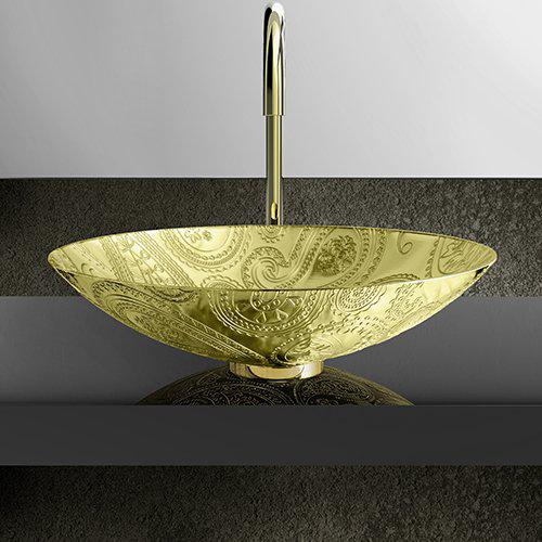 Glass Design Arabasque Lux Modern Round Countertop Basin Ø39,5