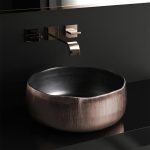 Italian Counter top wash basin Mode Lux Bronze