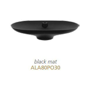 Countertop Washbasin Ala80 Black Mat