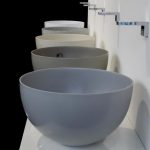 Cocoon Materic Italain round wash basins