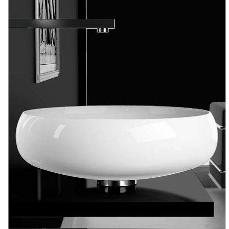bathroom sink countertop white italian luxury Glass Design Glo Ball Murano