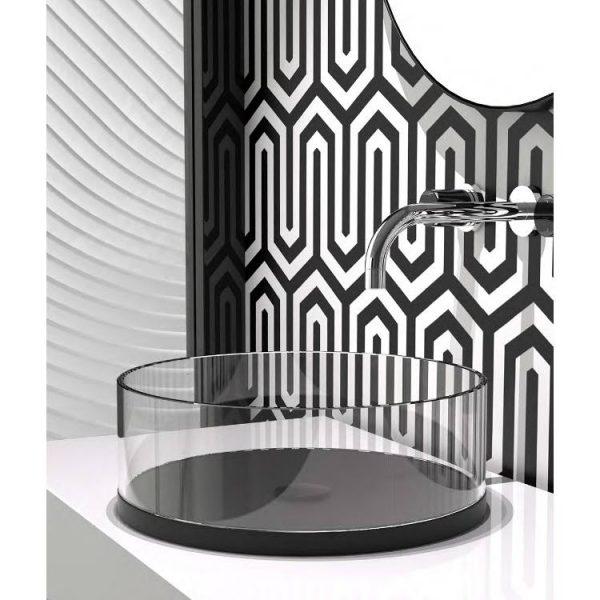 Glass Design Xtreme S Modern Italian Round Countertop Basin Ø36,7