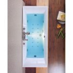 Acrilan Ios Modern Rectangular Bath Τub 170×70 & 180×80 cm