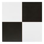 Vintage Black White Patchwork Patterned Wall & Floor Ceramic Tile 45x45 FS Checker