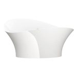 Flower-Style-white-gloss-contemporary-modern-freestanding-bathtub