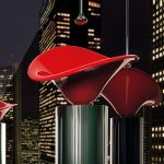 wash basin designs in hall red luxury italian 46×30 Glass Design FLOwer