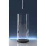 free standing bathroom sink luxury transparent Ø36,7 Glass Design Xtreme XL