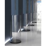 modern pedestal wash basin glass luxury transparent Glass Design Xtreme XL