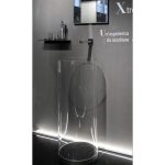 wash hand basin freestanding luxury transparent Glass Design Xtreme XL