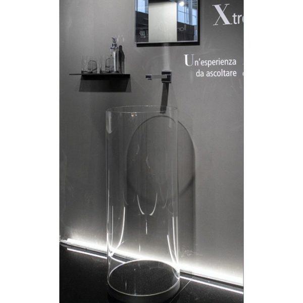 Luxury Free Standing Wash Basin Ø36,7 Glass Design Xtreme XL