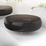 hand wash basin modern round smoke Glass Design Glo Ball Murano