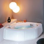Acrilan Ikaria Modern Corner Bath Tub 140×140 cm