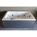 Modern Whirlpool Double Ended 2-Person Outdoor Hot Tub 180×115 Letizia SPA