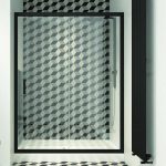 Black Sliding Shower Door 6mm Clear Safety Glass 190Y Orabella ENERGY