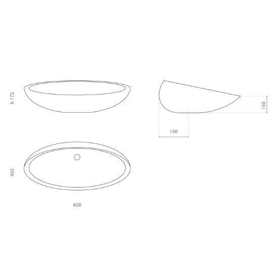 Oval Kool-XL-dimensions