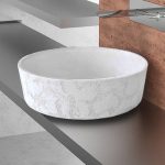 White round countertop wash basin Luna Katino