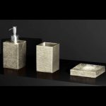 Αξεσουάρ μπάνιου ποτηροθήκη σαπουνοθήκη dispenser Metropole Platinum