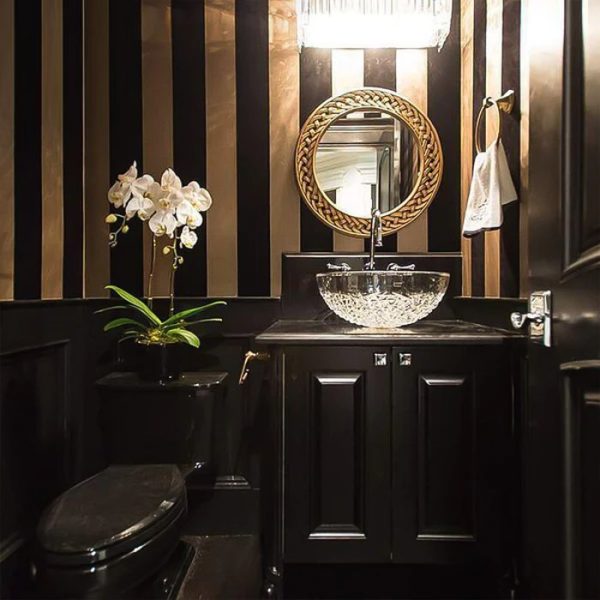 Luxury sink basin countertop crystal Ice Round Glass Design
